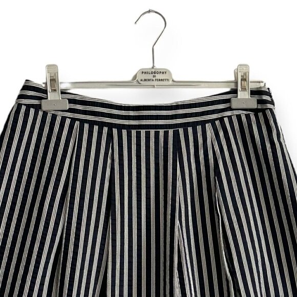 Moschino Cheap and chic Striped Cotton Mini Skirt, Size US10 - Picture 3 of 14